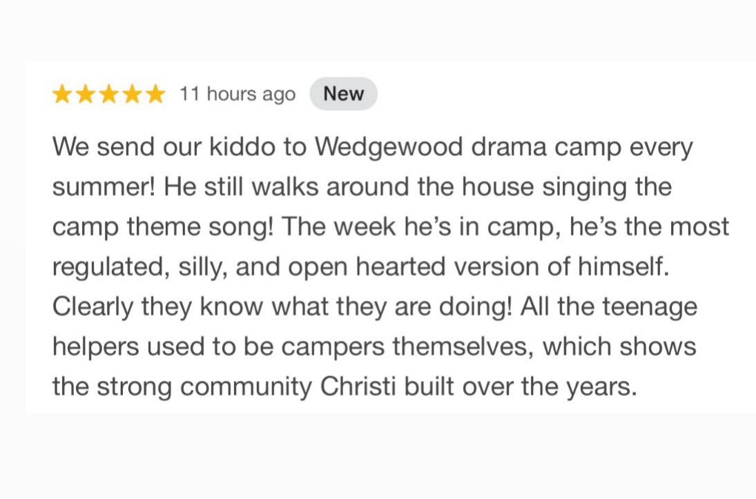 ⭐️Every summer, we hope kids leave feeling a little more confident, a little more connected, and excited to be exactly who they are. That’s the heart of Theater in the Park.⭐️
