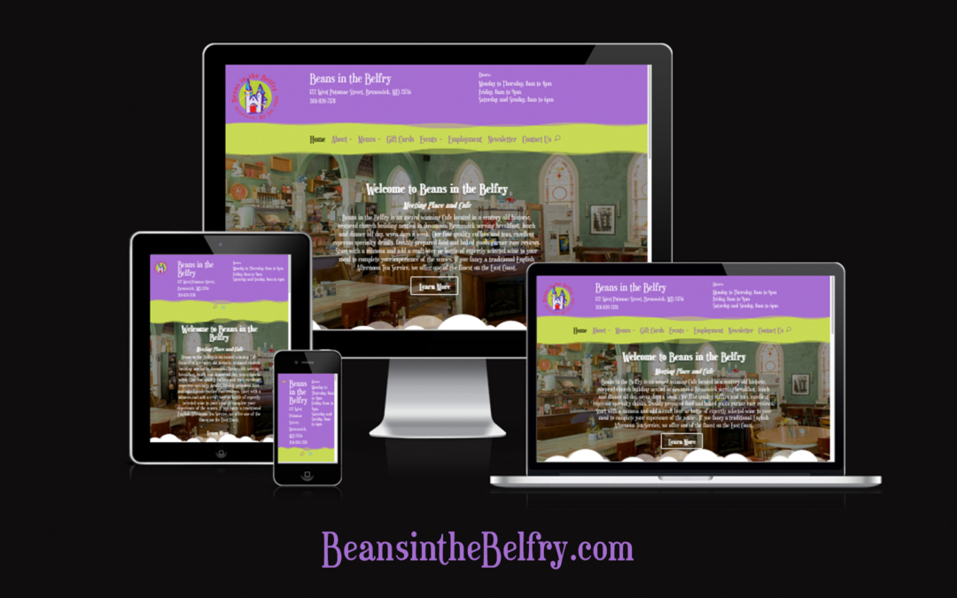 New Website for Beans in the Belfry in Brunswick, MD